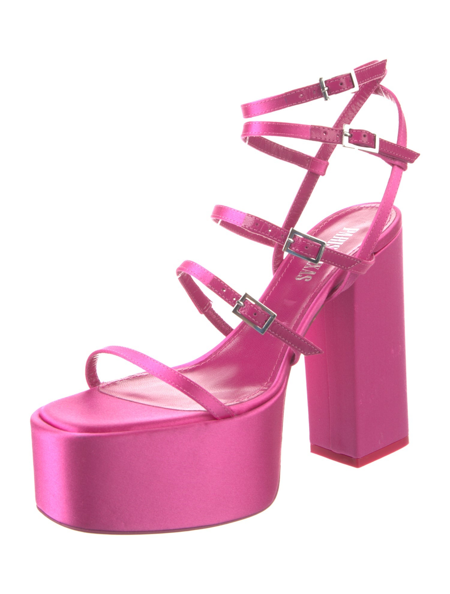 Paris Texas Satin Sandals