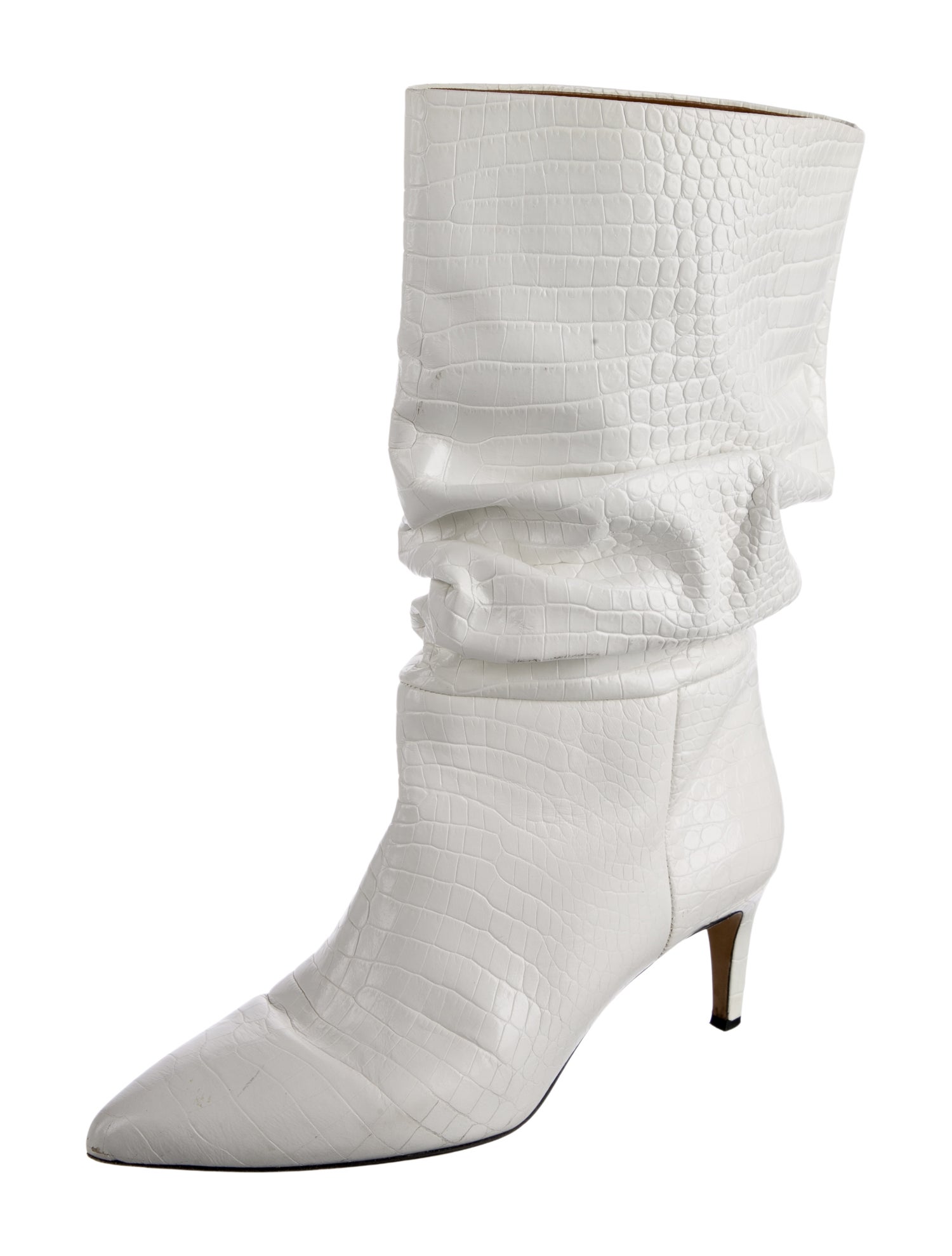 Paris Texas Leather Slouch Boots