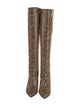 Paris Texas Embossed Leather Animal Print Boots