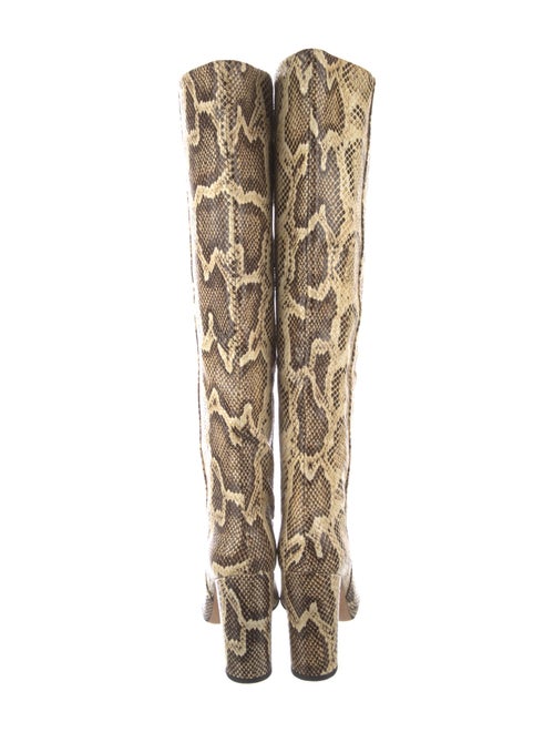 Paris Texas Snakeskin Animal Print Boots