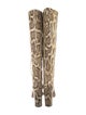 Paris Texas Snakeskin Animal Print Boots