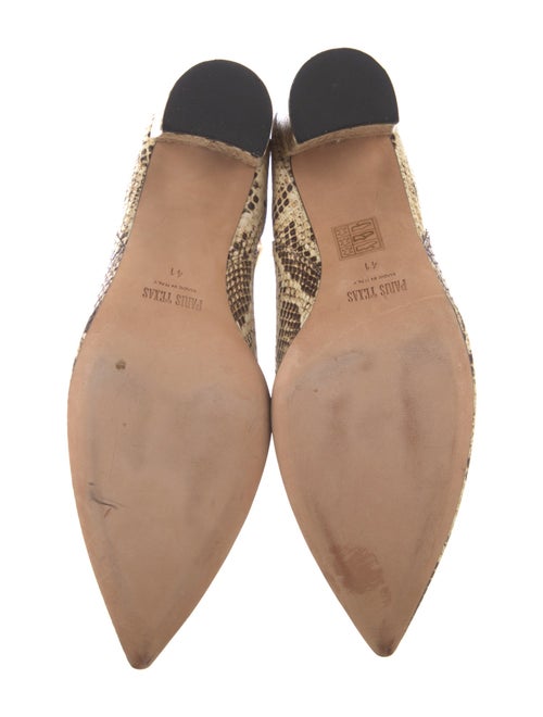 Paris Texas Snakeskin Animal Print Boots