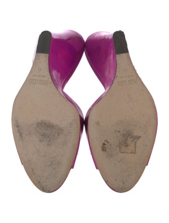 Paris Texas Patent Leather Slides