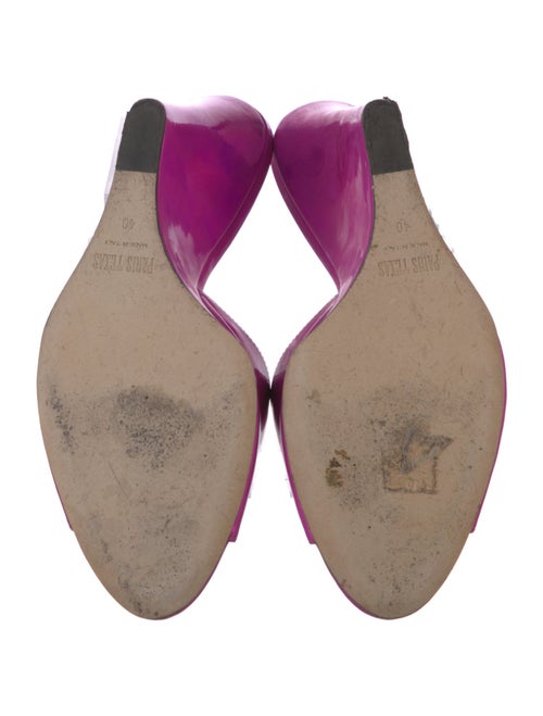 Paris Texas Patent Leather Slides