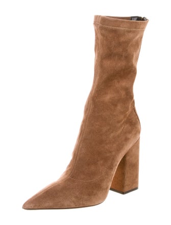 Paris Texas Suede Sock Boots