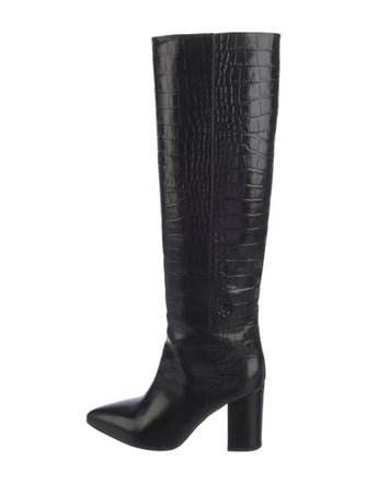 Paris Texas Embossed Leather Boots