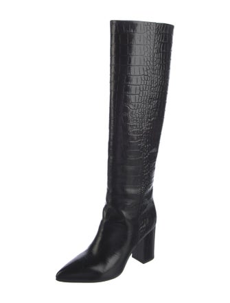 Paris Texas Embossed Leather Boots