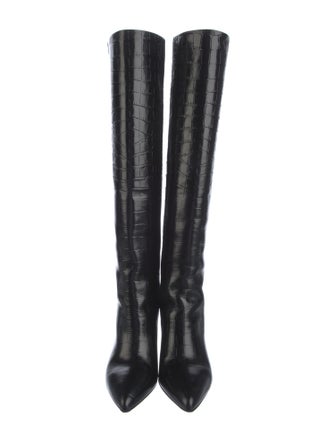 Paris Texas Embossed Leather Boots