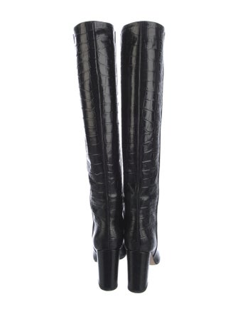 Paris Texas Embossed Leather Boots