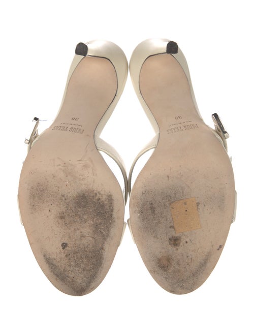 Paris Texas Leather Slides