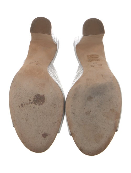 Paris Texas Embossed Leather Slides