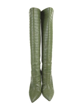 Paris Texas Embossed Leather Boots