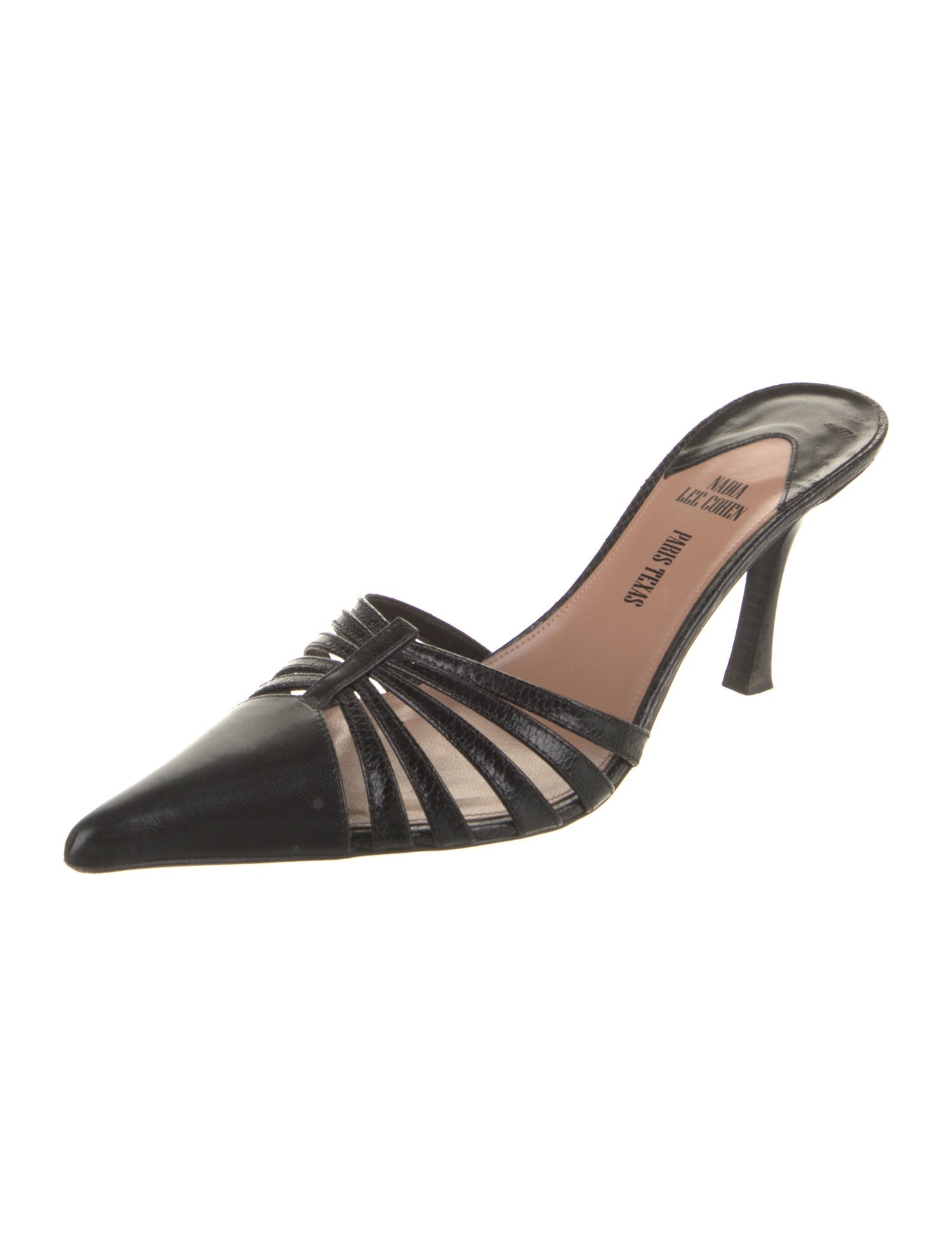 Paris Texas Leather Mules