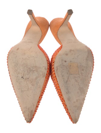 Paris Texas Suede Patterned Mules