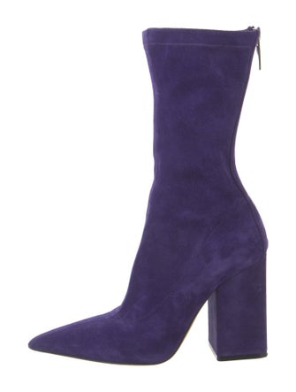 Paris Texas Suede Sock Boots
