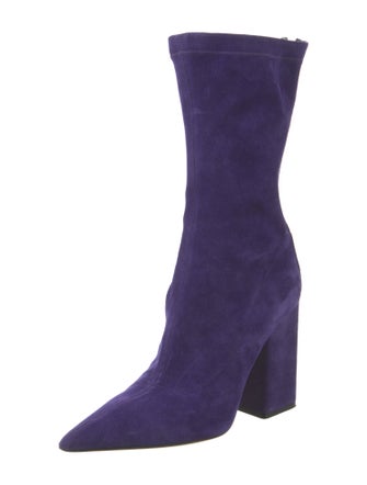 Paris Texas Suede Sock Boots