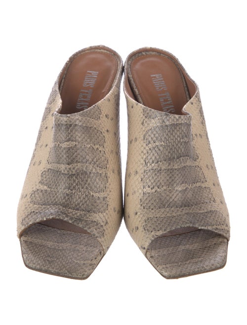 Paris Texas Leather Slides