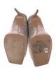 Paris Texas Leather Slides