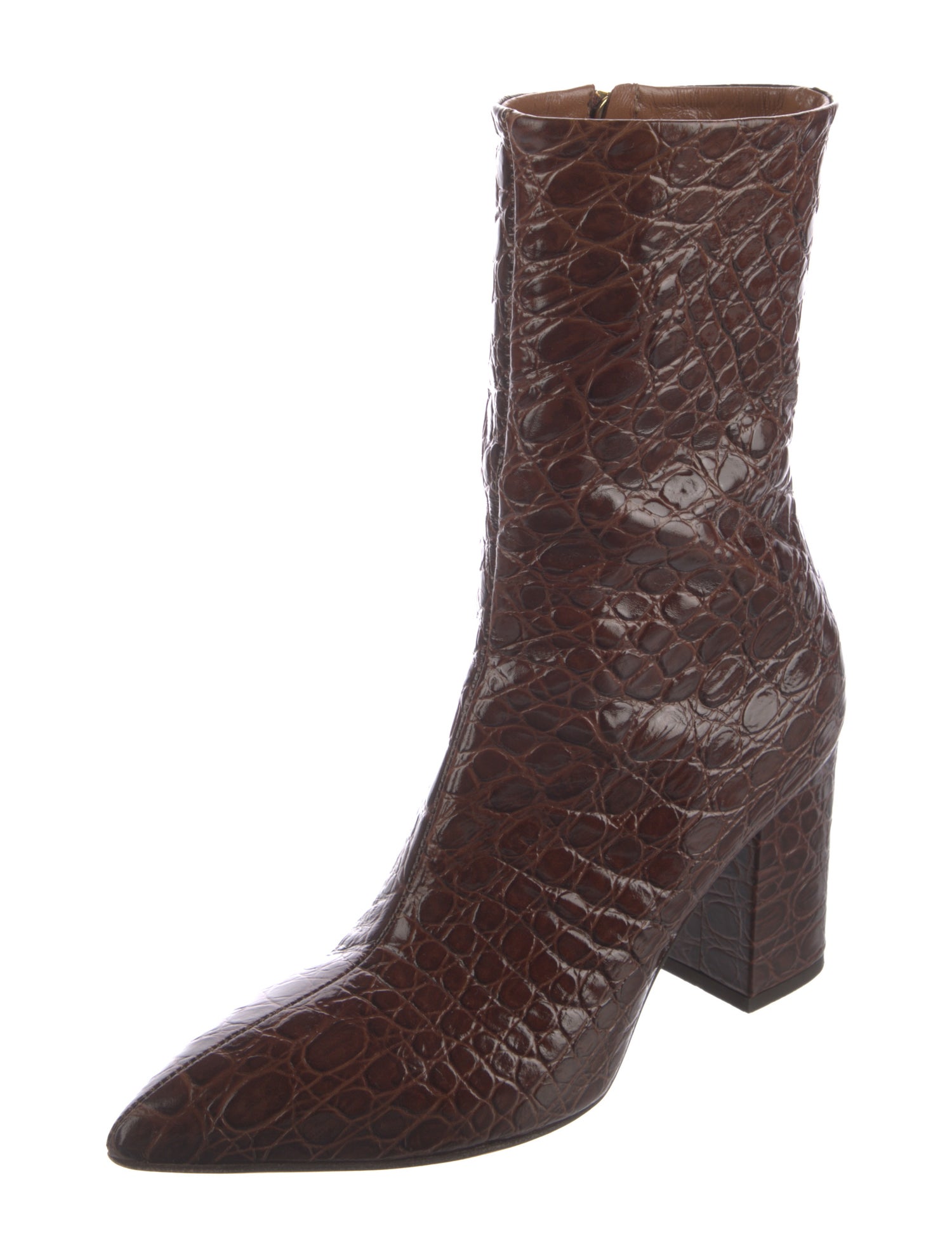 Paris Texas Embossed Leather Boots