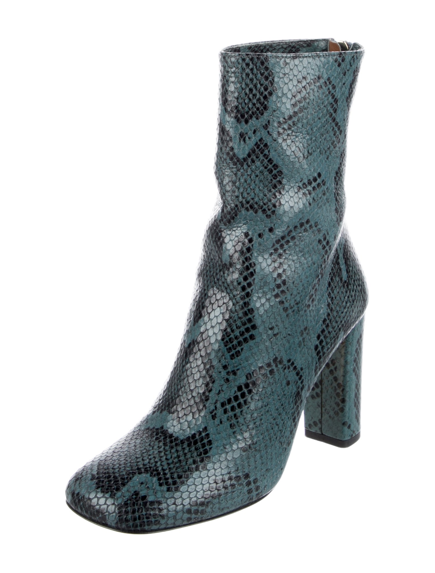 Paris Texas Leather Animal Print Boots