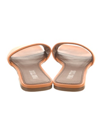 Paris Texas Leather Slides