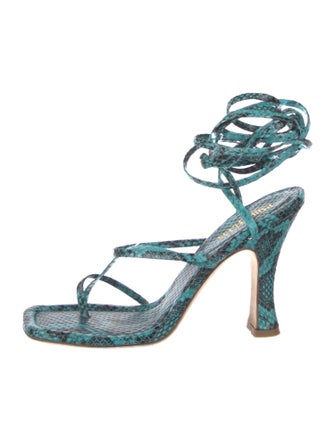 Paris Texas Leather Gladiator Sandals