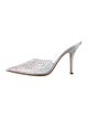 Paris Texas Crystal Crystal Embellishments Mules