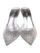 Paris Texas Crystal Crystal Embellishments Mules
