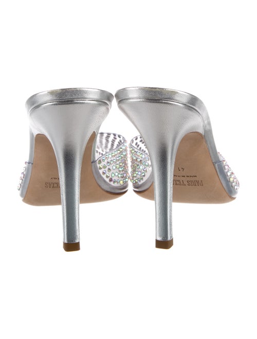 Paris Texas Crystal Crystal Embellishments Mules