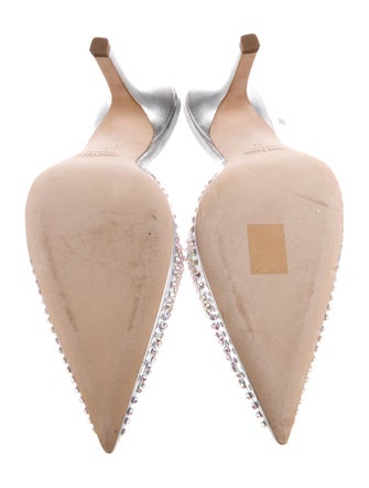 Paris Texas Crystal Crystal Embellishments Mules