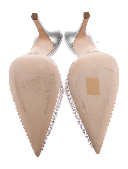 Paris Texas Crystal Crystal Embellishments Mules