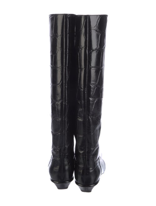 Paris Texas Embossed Leather Riding Boots