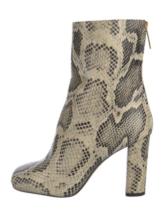 Paris Texas Embossed Leather Animal Print Boots