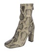 Paris Texas Embossed Leather Animal Print Boots