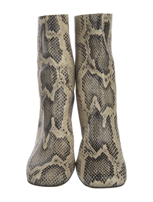 Paris Texas Embossed Leather Animal Print Boots