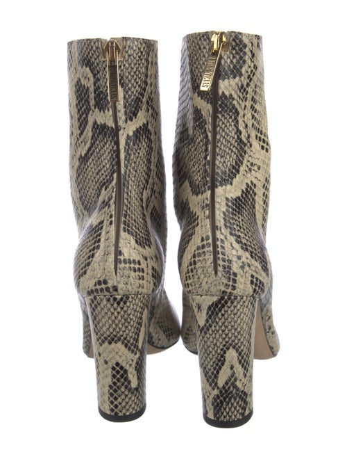 Paris Texas Embossed Leather Animal Print Boots