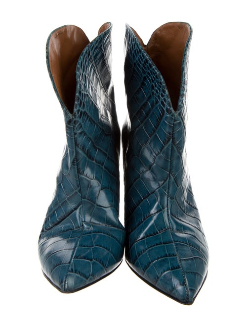 Paris Texas Embossed Leather Animal Print Boots