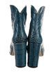 Paris Texas Embossed Leather Animal Print Boots