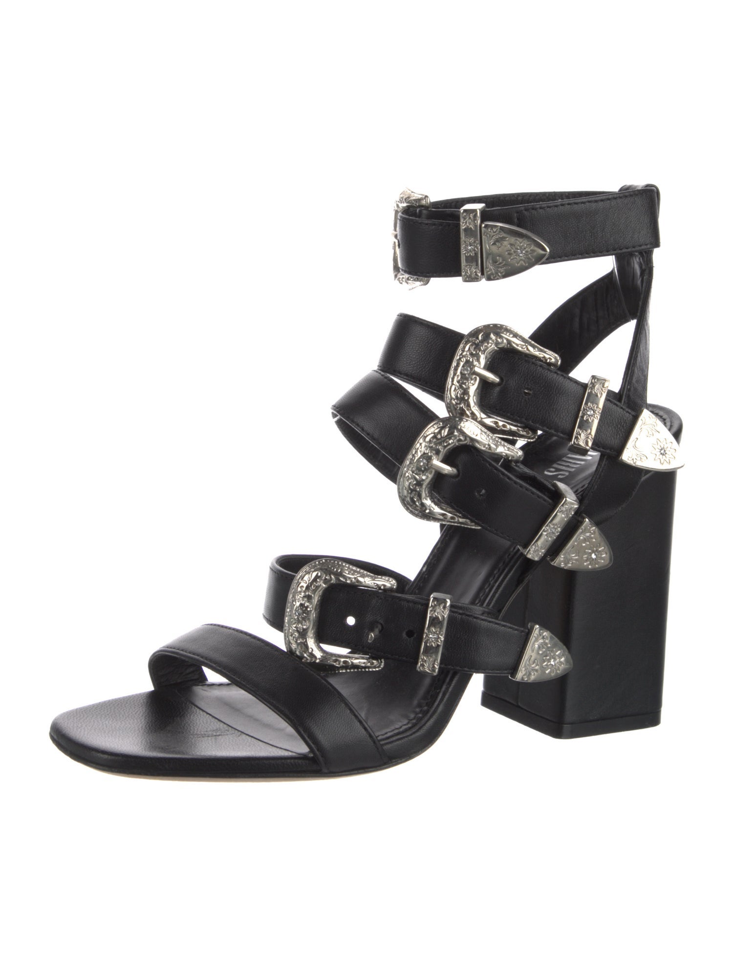 Paris Texas Leather Gladiator Sandals