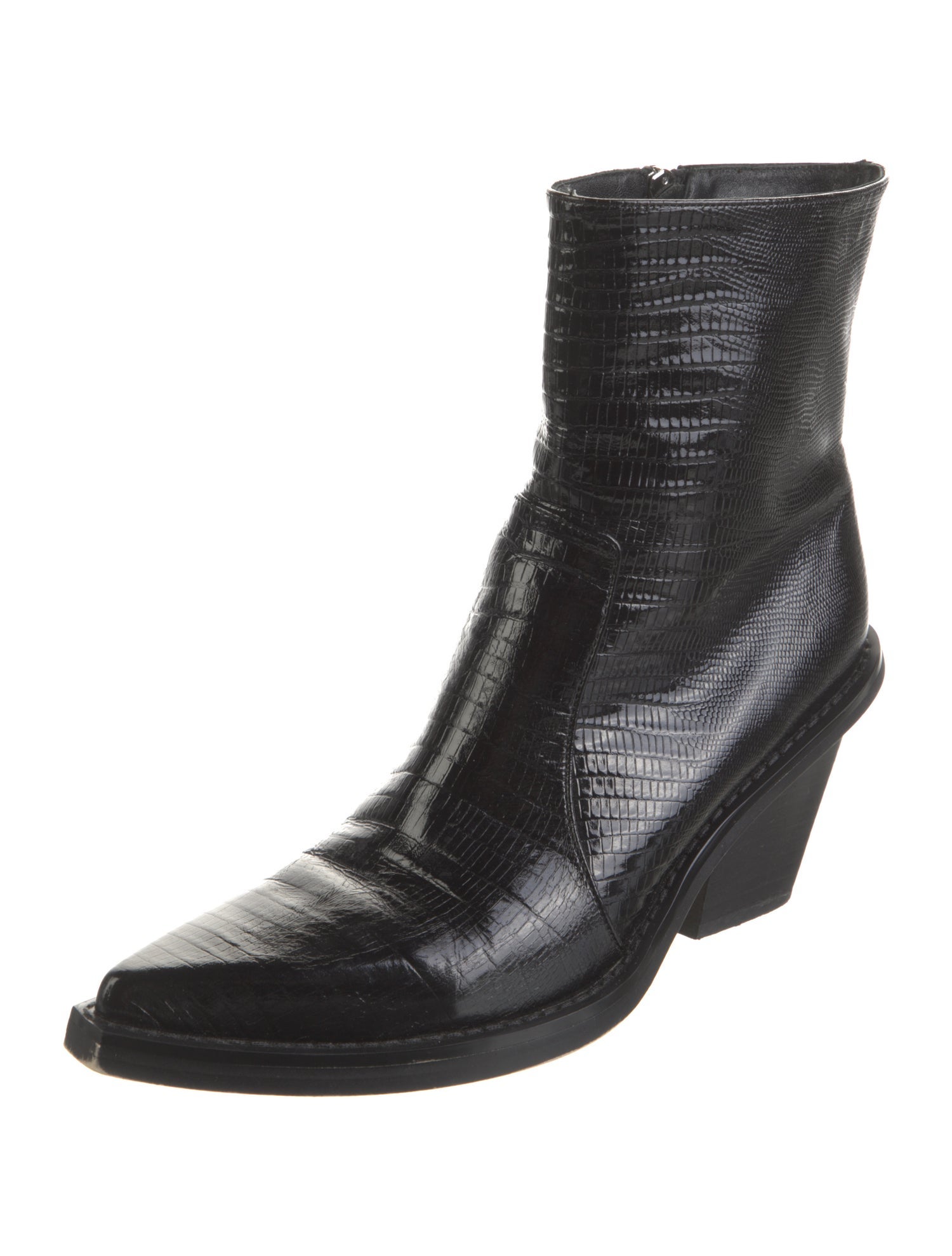 Paris Texas Embossed Leather Boots
