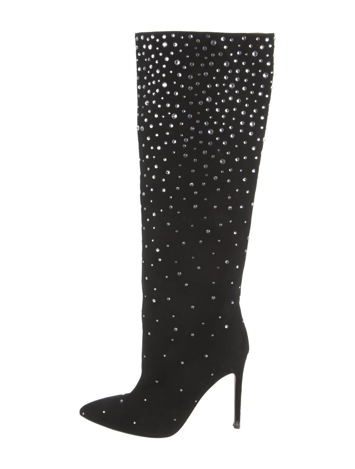 Paris Texas Suede Crystal Embellishments Boots