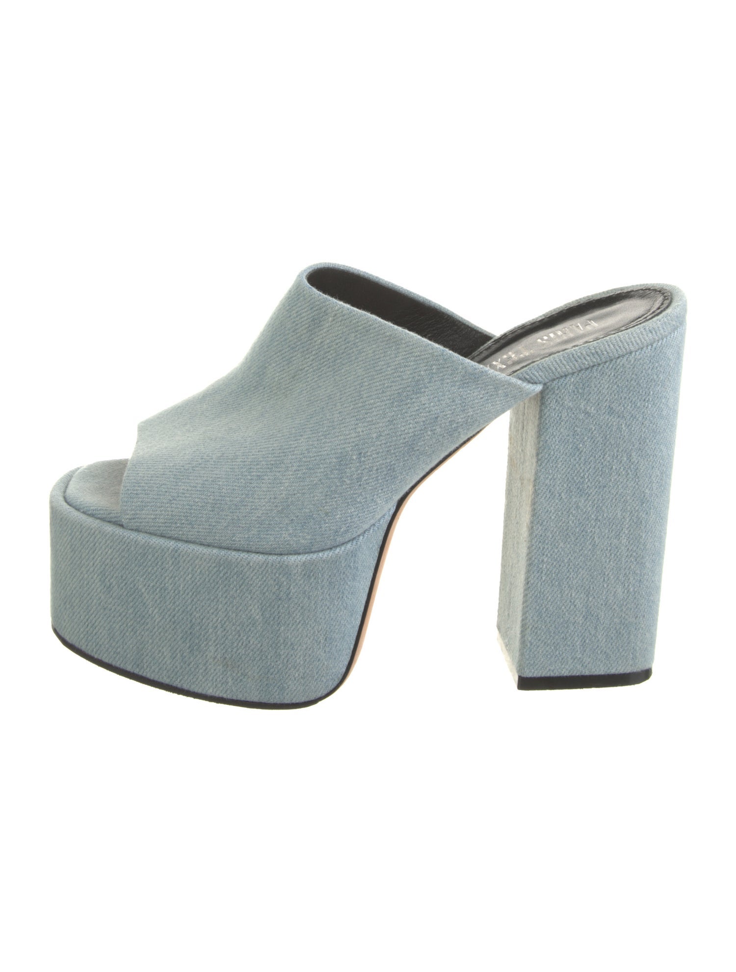 Paris Texas Denim Slides