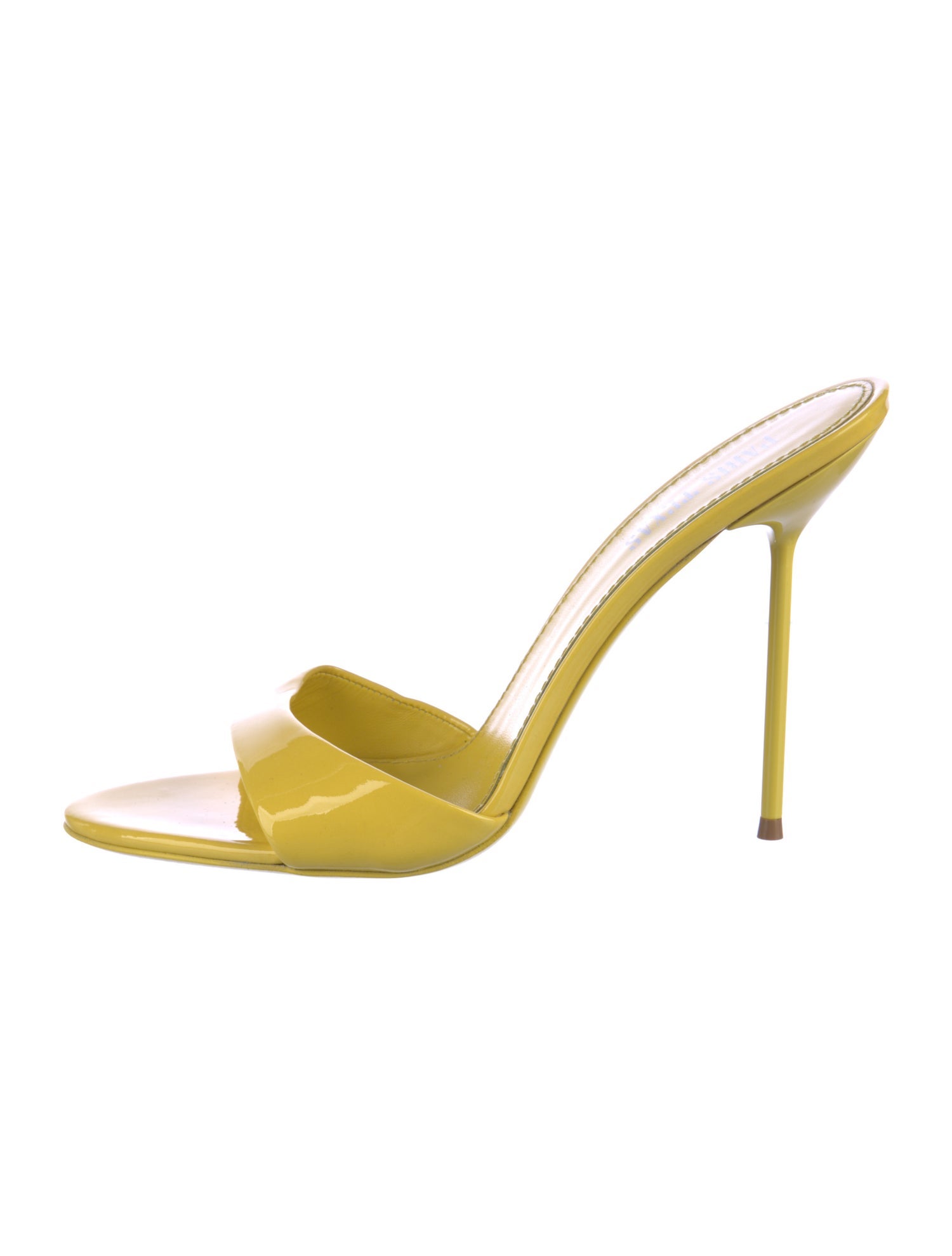 Paris Texas Patent Leather Slides