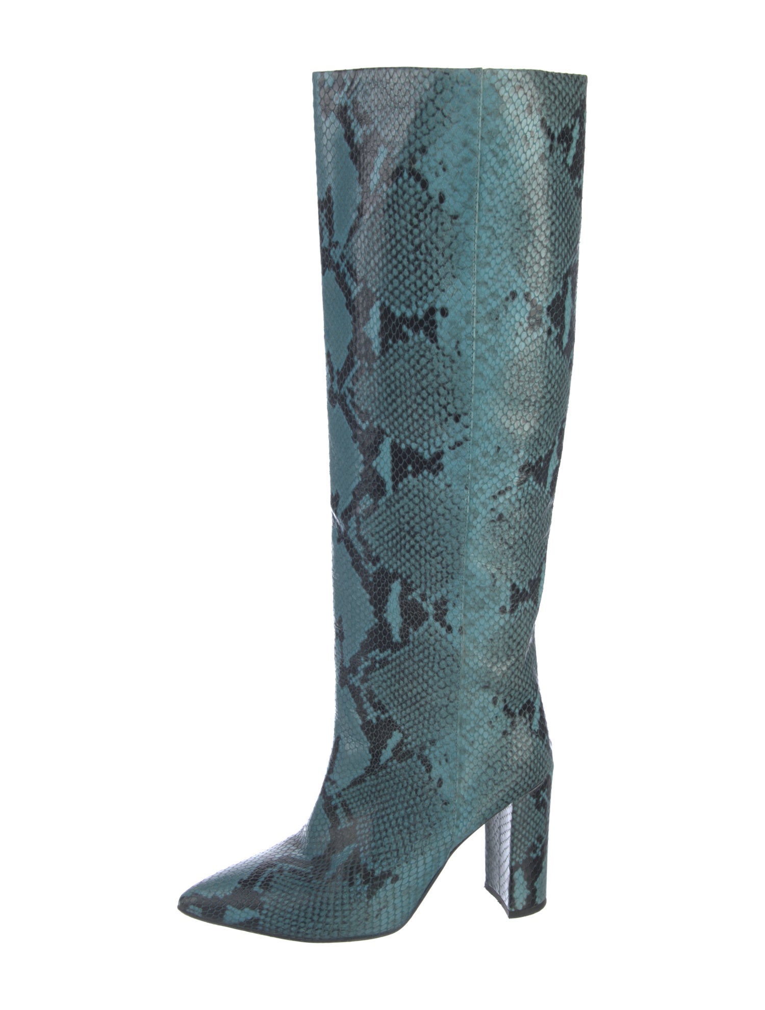 Paris Texas Embossed Leather Animal Print Boots