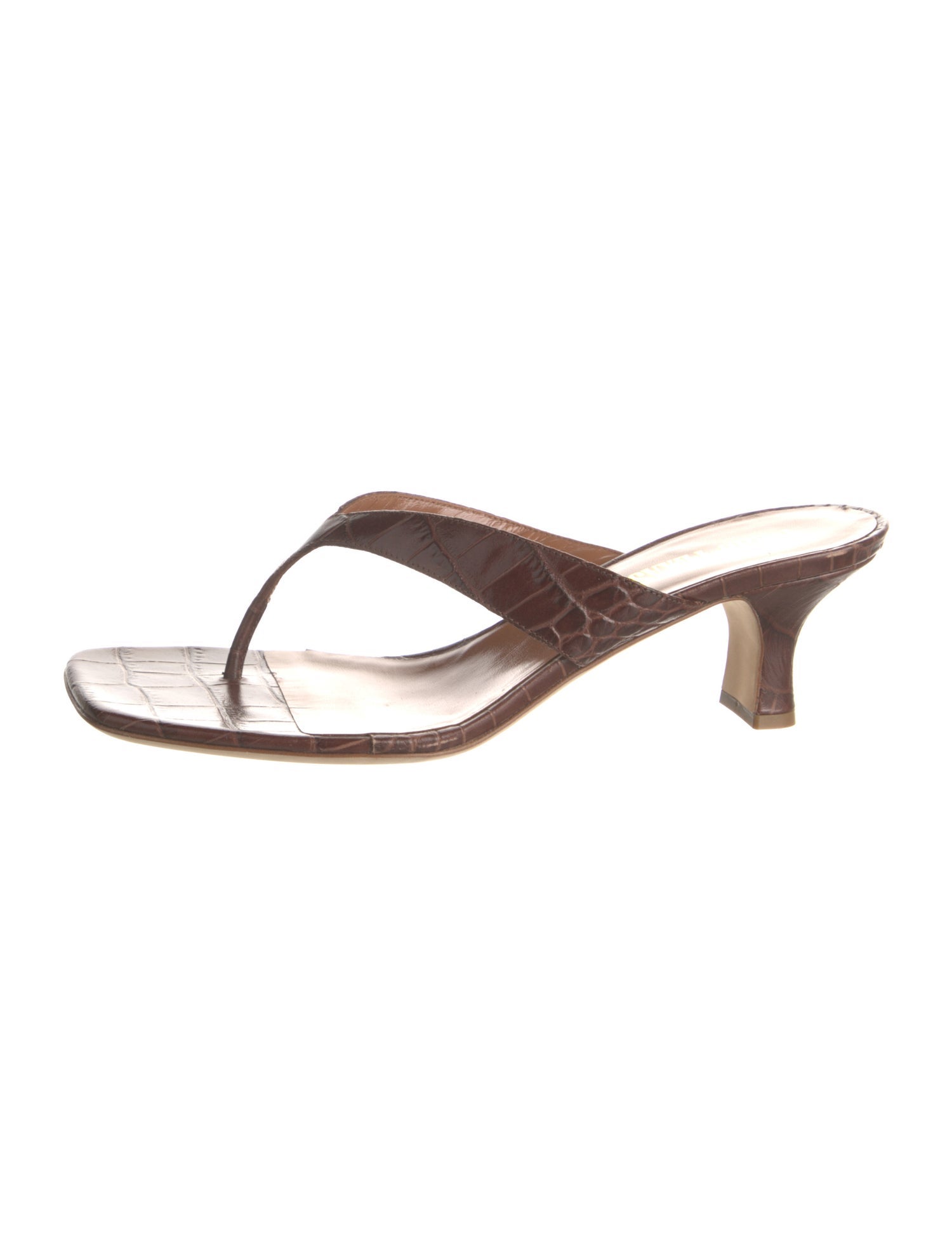 Paris Texas Leather Slides