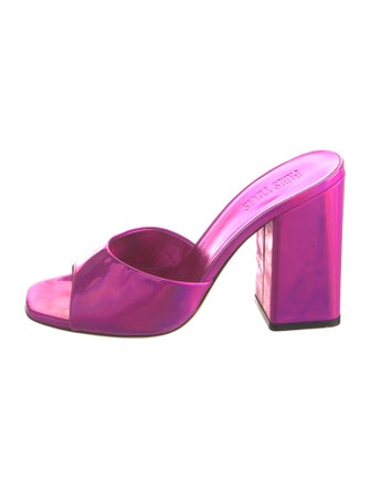 Paris Texas Patent Leather Slides