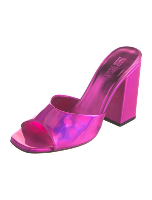 Paris Texas Patent Leather Slides