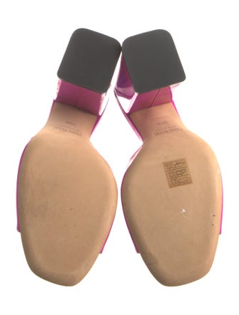 Paris Texas Patent Leather Slides