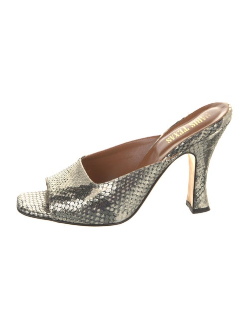 Paris Texas Animal Print Slides