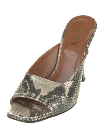 Paris Texas Animal Print Slides